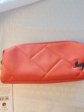 LUG JIB MATTE LUXE POUCH PAPAYA NWT